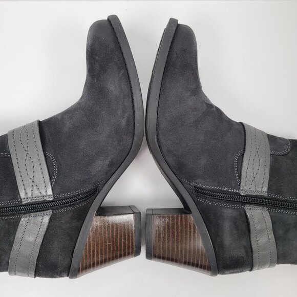 Earth Origins Lina Arlington Women's Gray Suede Ankle Boots US Size 10M NWOT - Picture 5 of 12